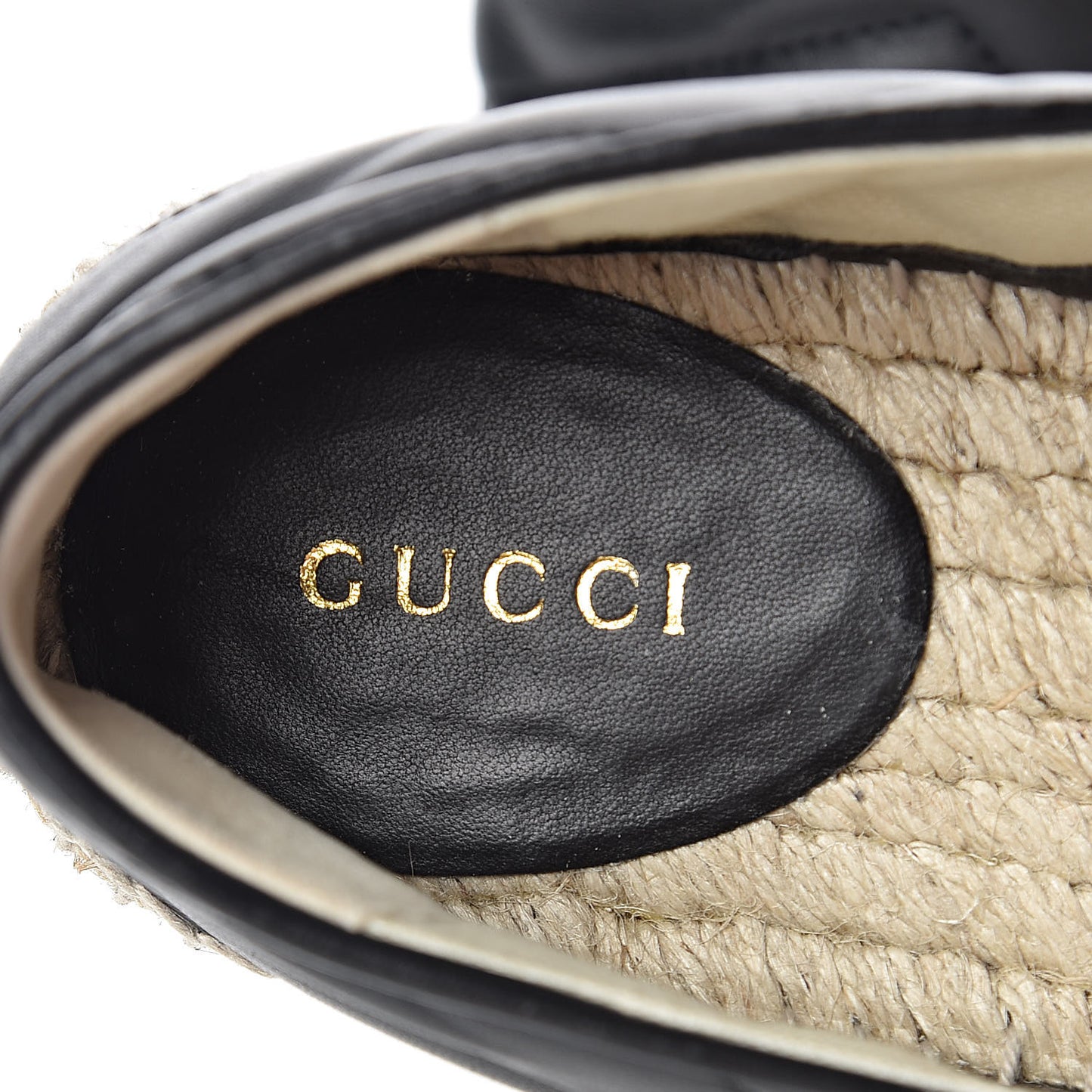 Nappa Matelasse GG Marmont Espadrilles 39 Black