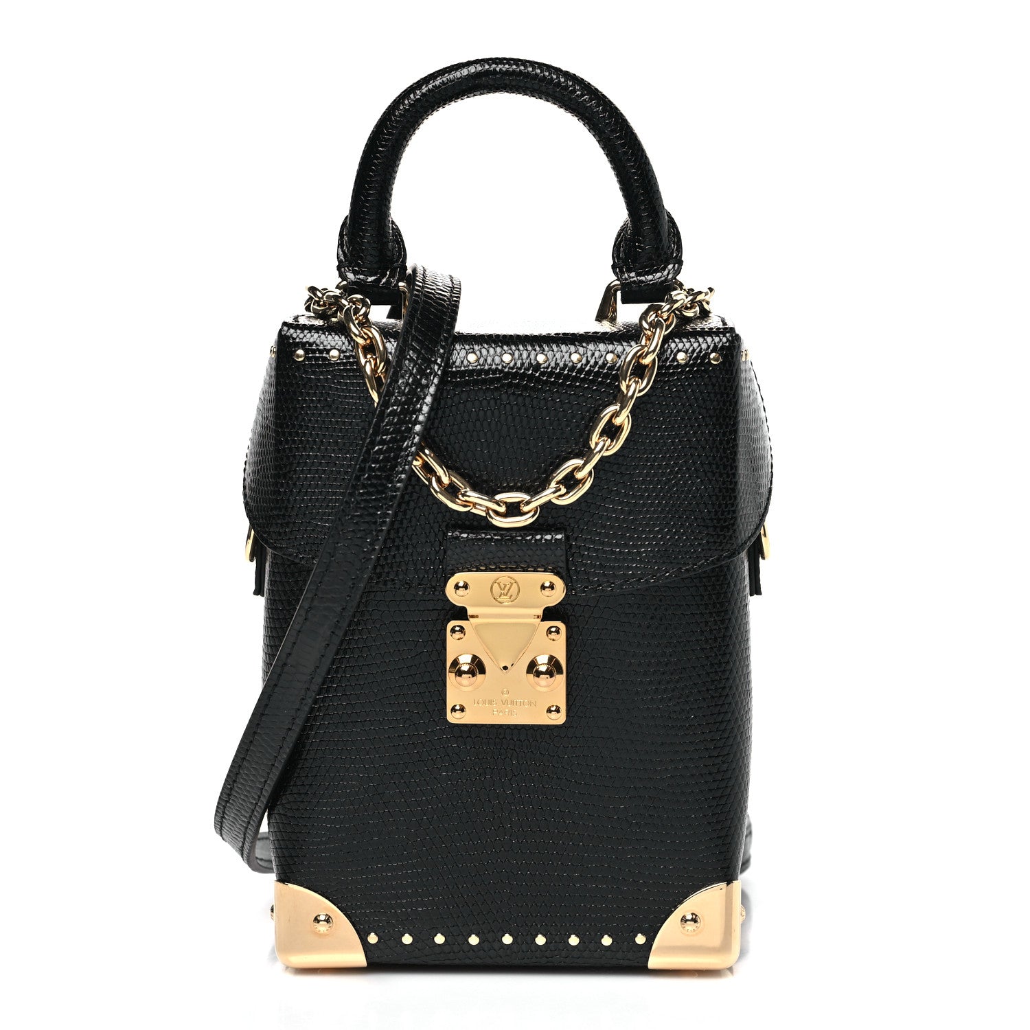 Louis Vuitton Lizard Camera Box Black 1 of 9