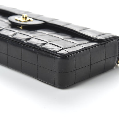 Chanel Lambskin East West Chocolate Bar Flap Black 7 of 11