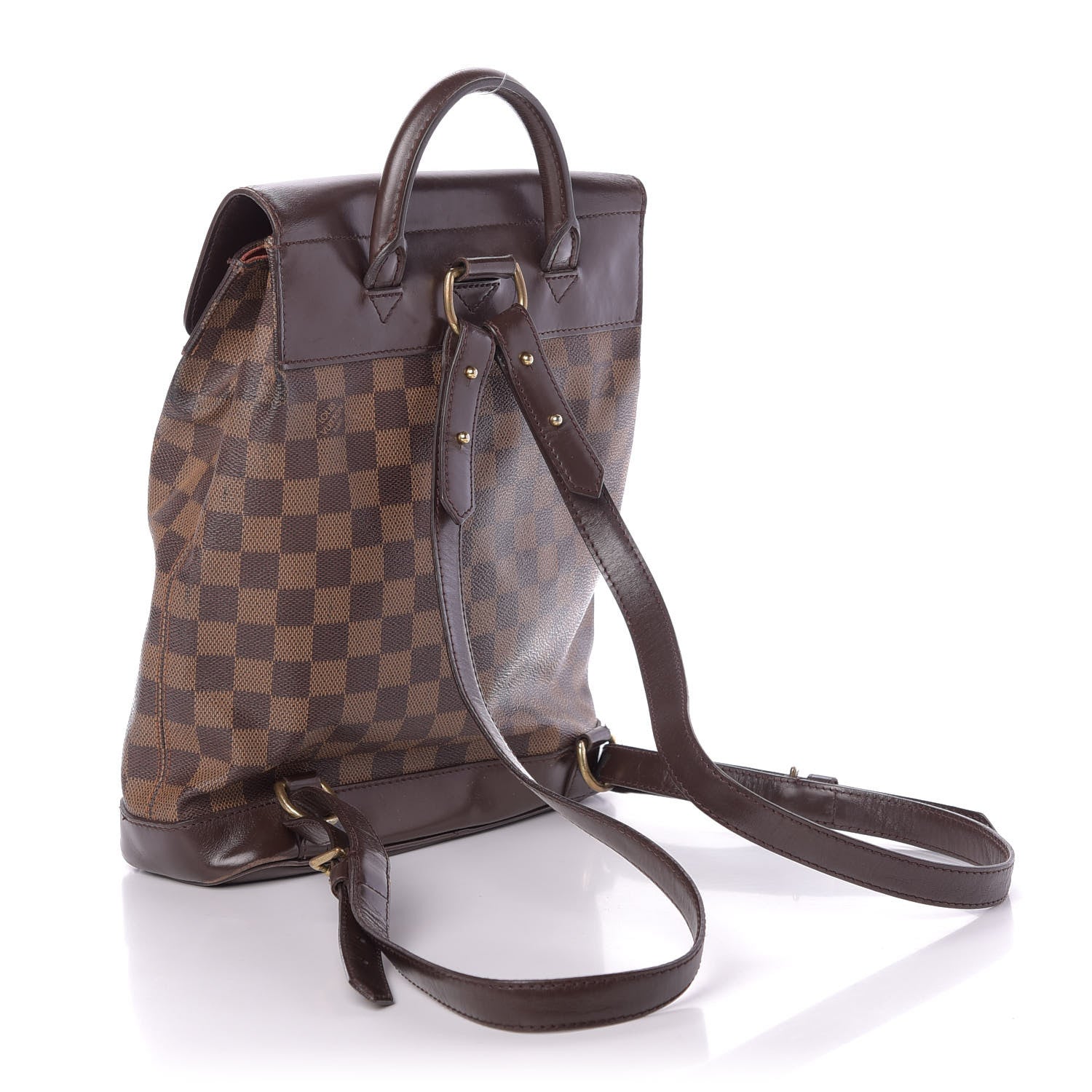 Louis Vuitton Damier Ebene Soho Backpack 2 of 15