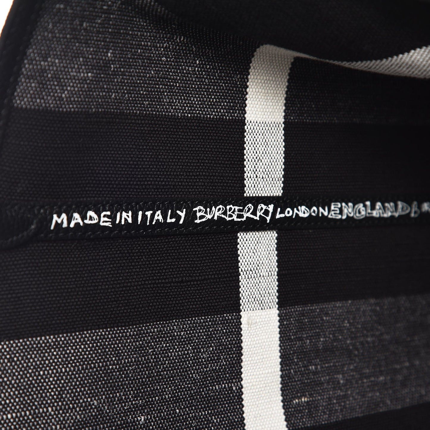 Coated Canvas Medium Reversible Doodle Tote Black