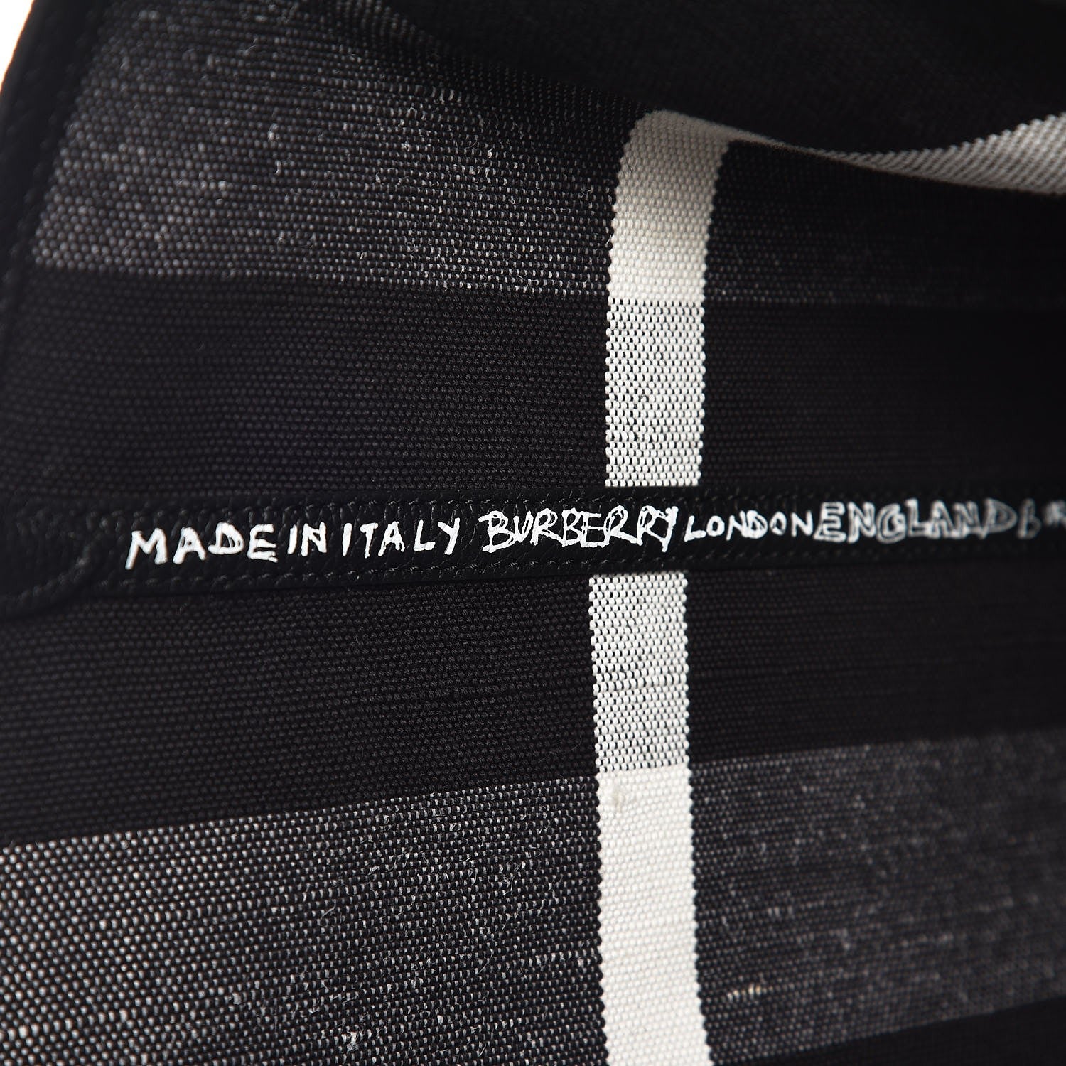 Burberry Coated Canvas Medium Reversible Doodle Tote Black 10 of 12