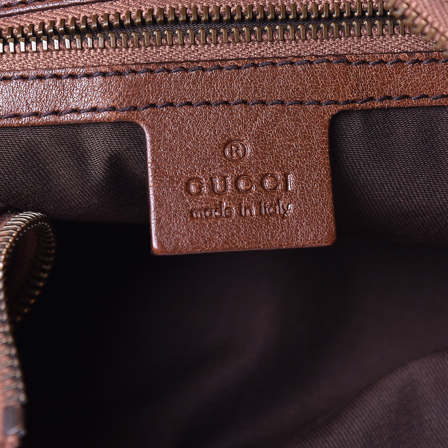 Gucci Monogram Medium Jockey Hobo Brown 6 of 13