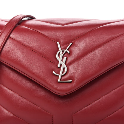 Saint Laurent Calfskin Y Quilted Monogram Toy Loulou Crossbody Bag New Lipstick 11 of 11