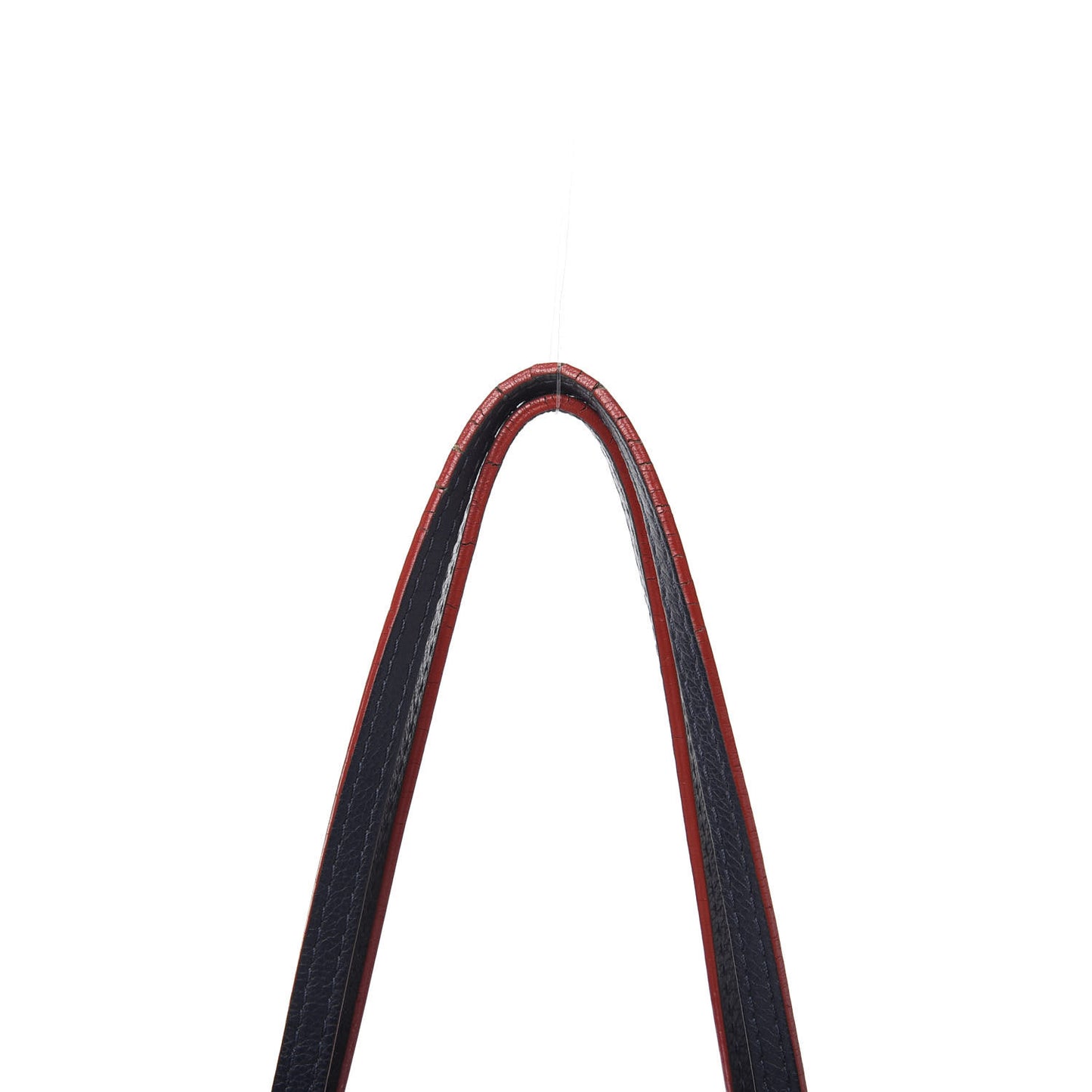 Calfskin Braided Lockme Cabas Marine Rouge