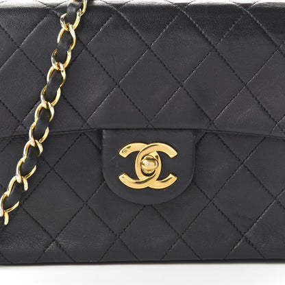Chanel Lambskin Quilted Mini Square Flap Bag Black 10 of 10