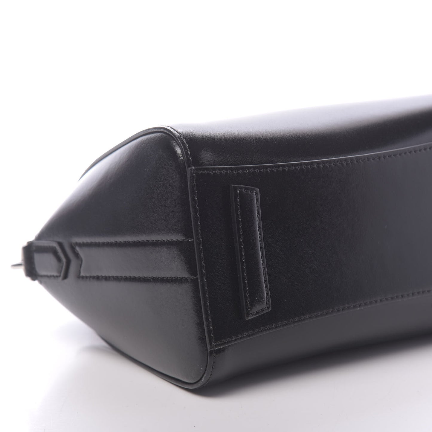 Shiny Lord Calfskin Mini Antigona Black
