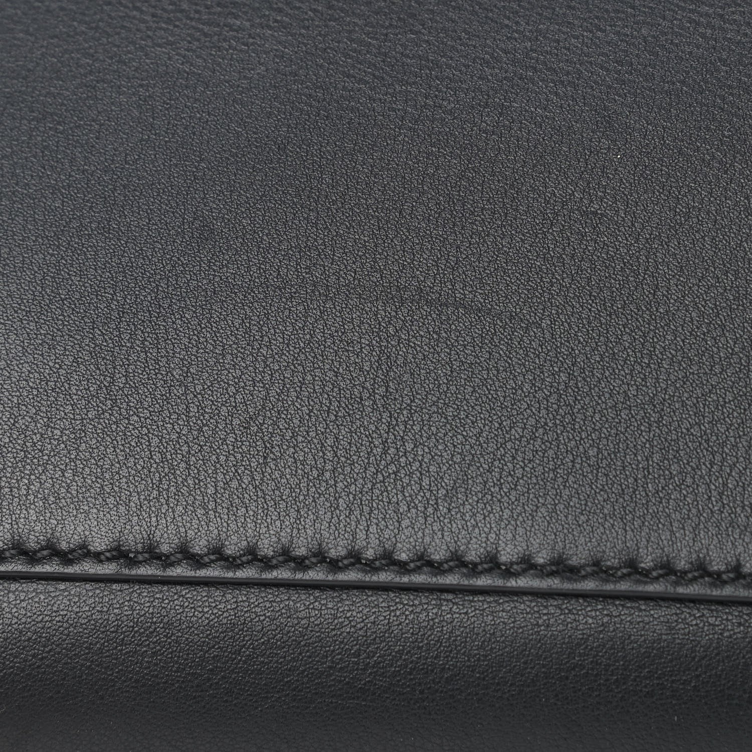 Fendi Vitello Tahiti Burro Medium Peekaboo Iconic Essentially Satchel Black Corda 11 of 11