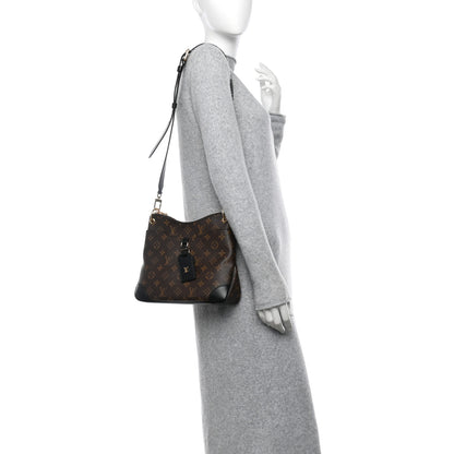 Louis Vuitton Monogram Odeon PM Black 2 of 9