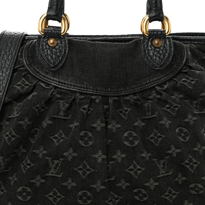Louis Vuitton Denim Neo Cabby MM Black 7 of 9