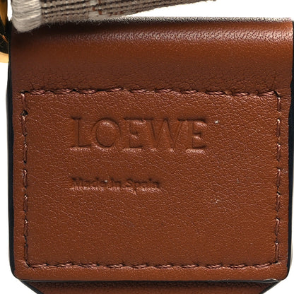 Loewe Calfskin Jacquard Anagram Strap Natural Tan 4 of 5