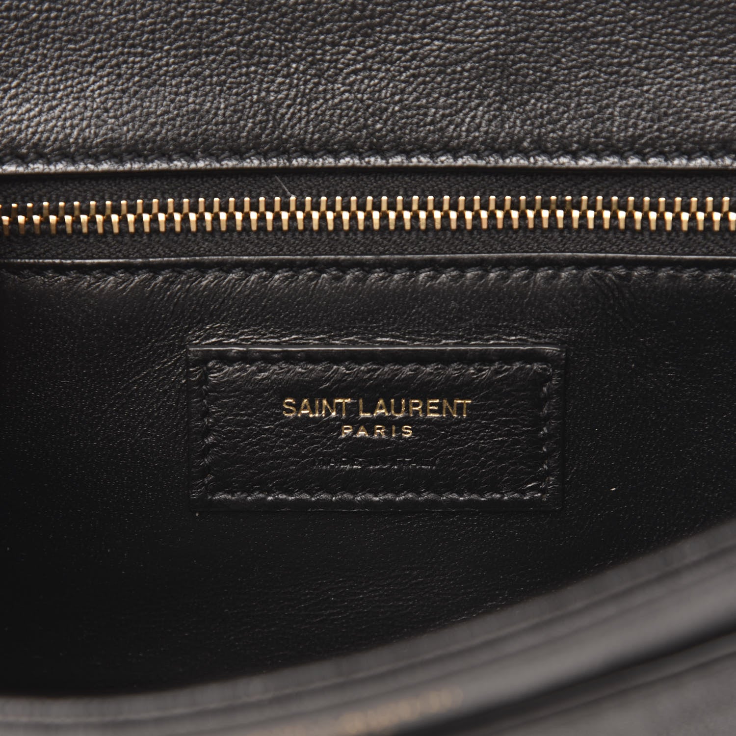 Saint Laurent Lambskin Matelasse Amalia Chain Shoulder Bag Black 6 of 9