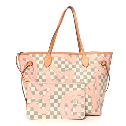 Louis Vuitton Damier Azur Tahitienne Neverfull MM 3 of 10