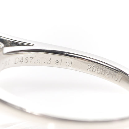Tiffany Platinum Diamond Aquamarine Legacy Ring 50 5.5 5 of 7