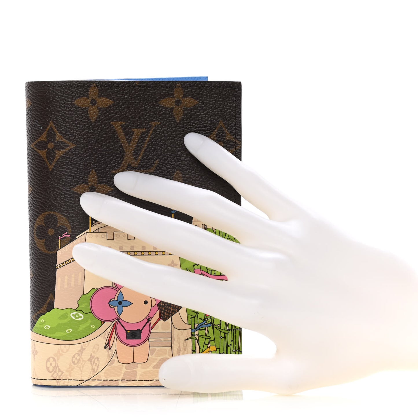 Monogram 2021 Christmas Animation China Passport Cover Myosotis Blue
