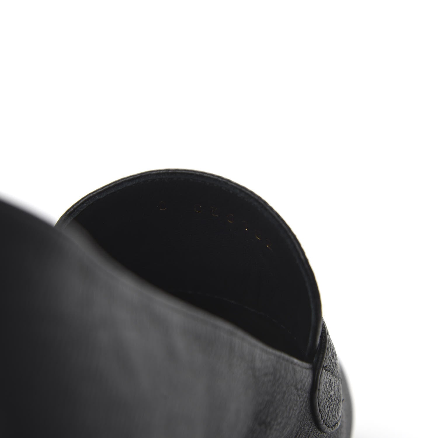 Chanel Calfskin CC Mocassin Loafers 38.5 Black 8 of 9