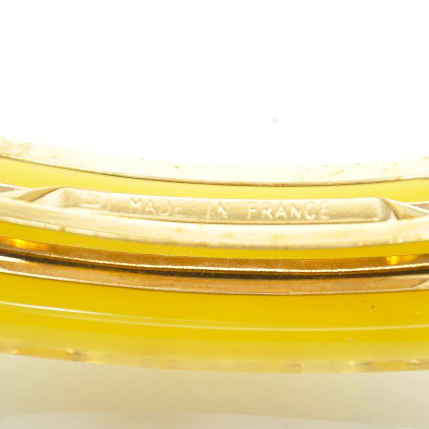 Louis Vuitton Monogram Inclusion Barrette GM Yellow 3 of 4