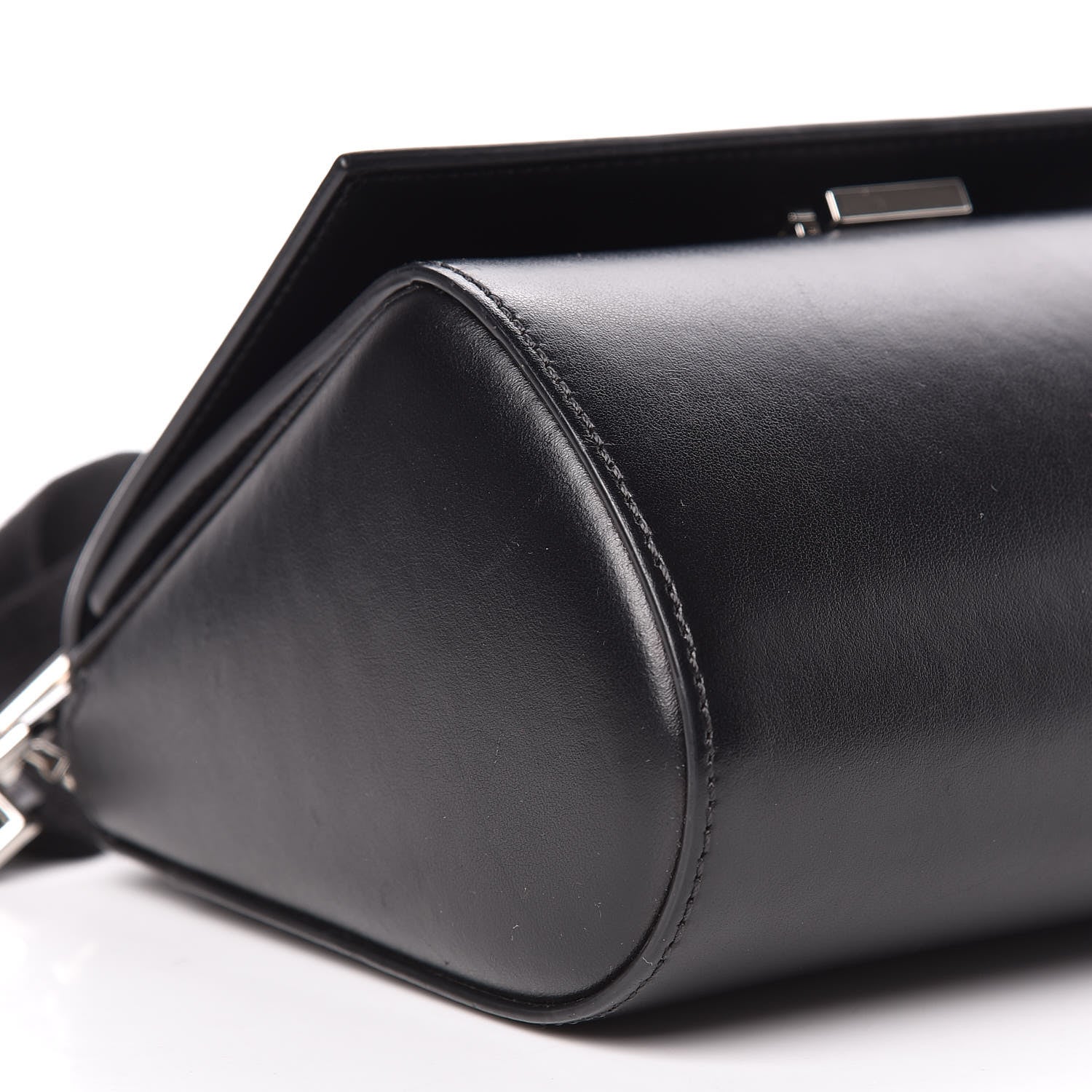 Givenchy Calfskin Mini Pandora Box Logo Strap Crossbody Bag Black 6 of 13