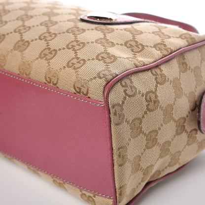 Gucci Monogram Small Charmy Boston Pink 15 of 16