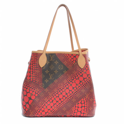 Louis Vuitton Monogram Kusama Waves Neverfull MM Red 4 of 7