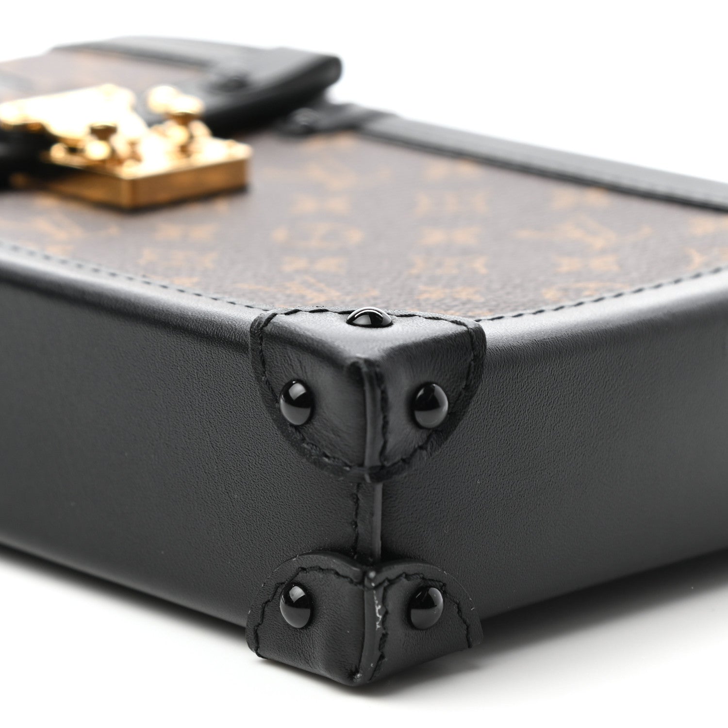 Louis Vuitton Monogram Pochette Trunk Verticale Black 6 of 8