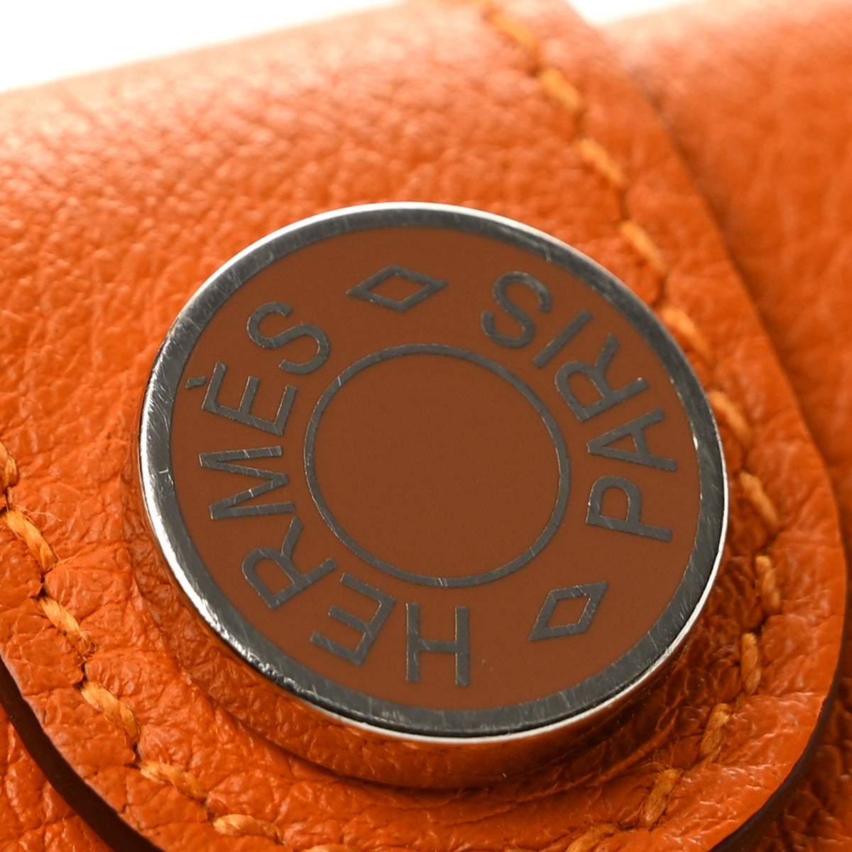 Hermes Evercolor Bi-Color RMS Card Holder Abricot Gold 8 of 10