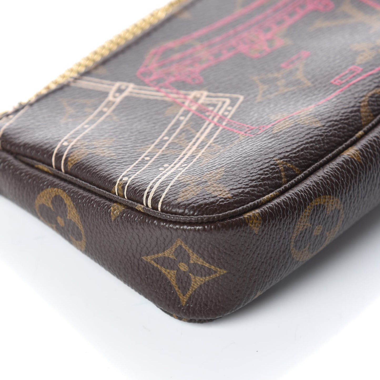 Monogram 2014 Christmas Animation Mini Pochette Accessories