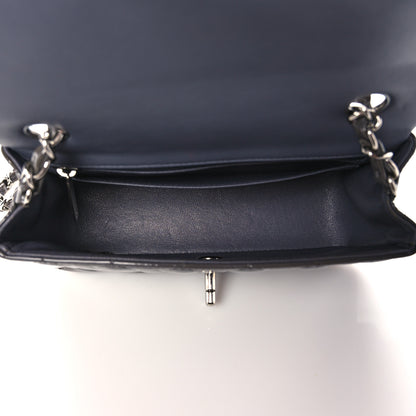 Chanel Patent Calfskin Quilted Mini Rectangular Flap Grey 5 of 11