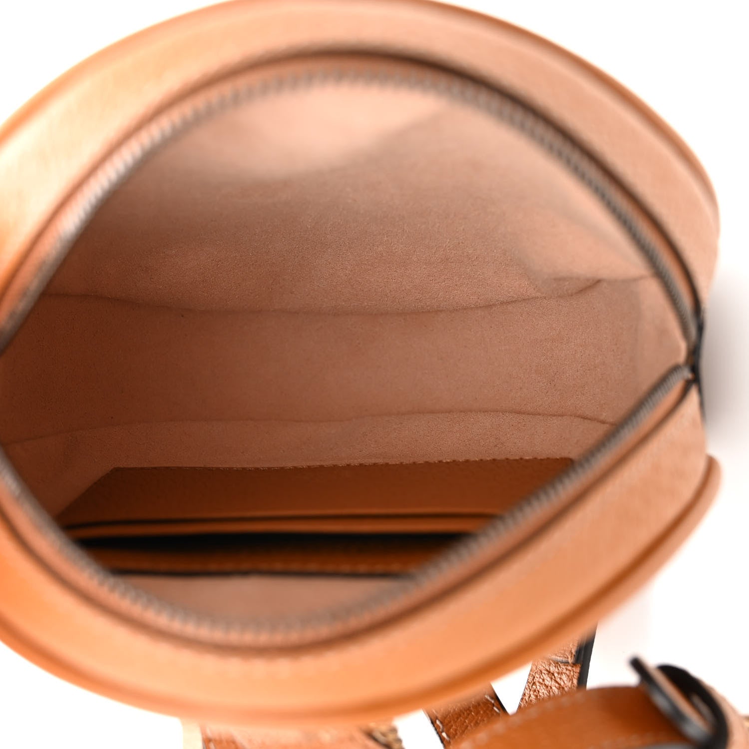 Gucci X DISNEY Mini Vintage GG Supreme Monogram Mickey Mouse Round Backpack Beige Vintage Sun Oil 5 of 11