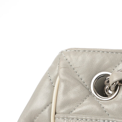 Chanel Glazed Lambskin Quilted North South Large Tote Grey 8 of 11