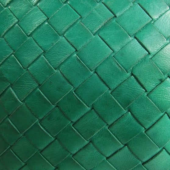 Bottega Veneta Vintage Woven Shoulder Bag Green 6 of 8