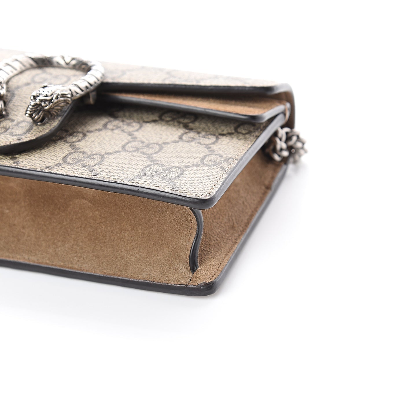GG Supreme Monogram Super Mini Dionysus Shoulder Bag Taupe