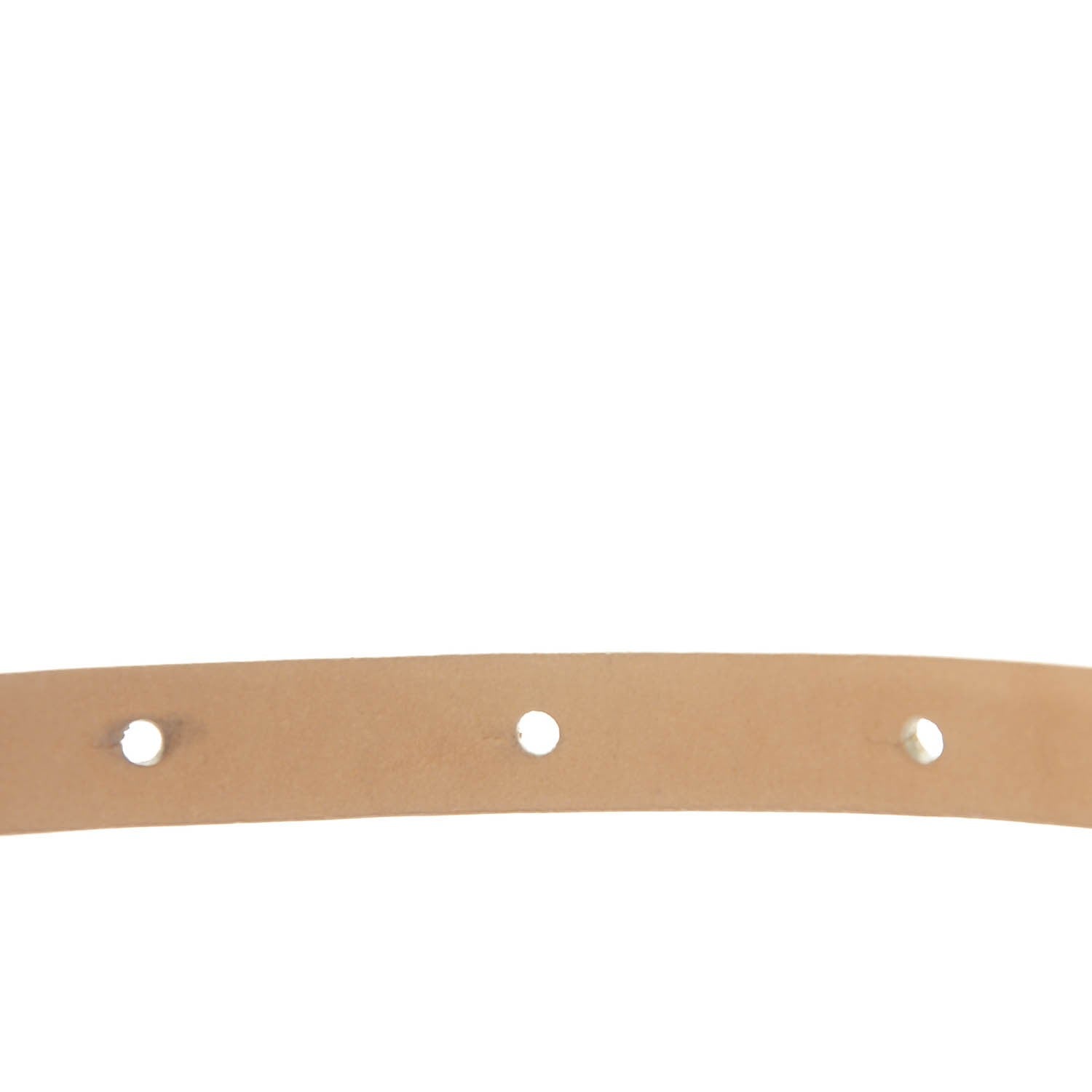 Chanel Python CC Logo Skinny Belt 90 36 White 7 of 7