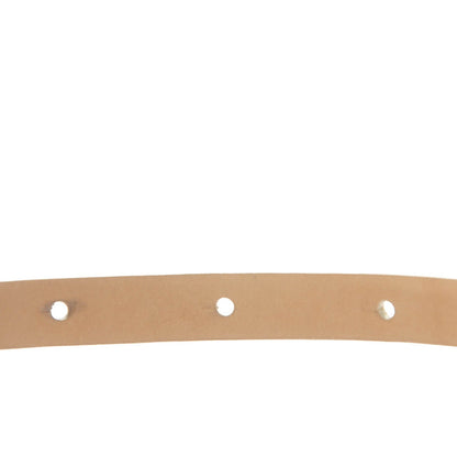 Chanel Python CC Logo Skinny Belt 90 36 White 7 of 7