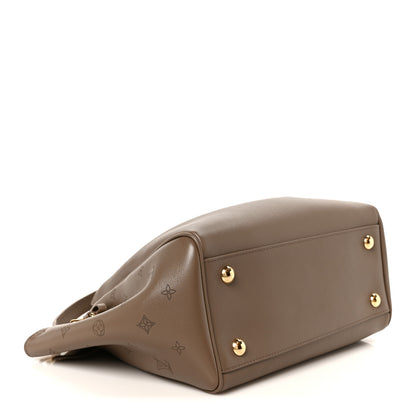 Louis Vuitton Calfskin Vendome MM Taupe 4 of 9