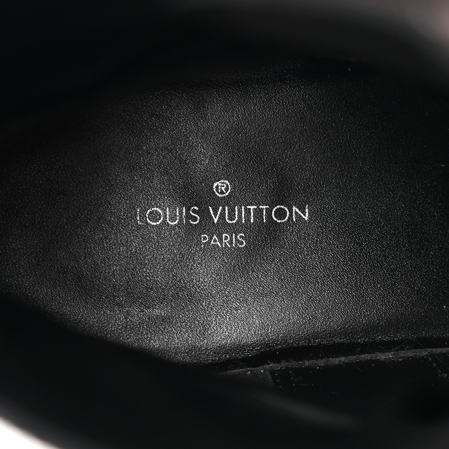 Louis Vuitton Calfskin Monogram Wonderland Flat Ranger Boots 38.5 Black 7 of 12