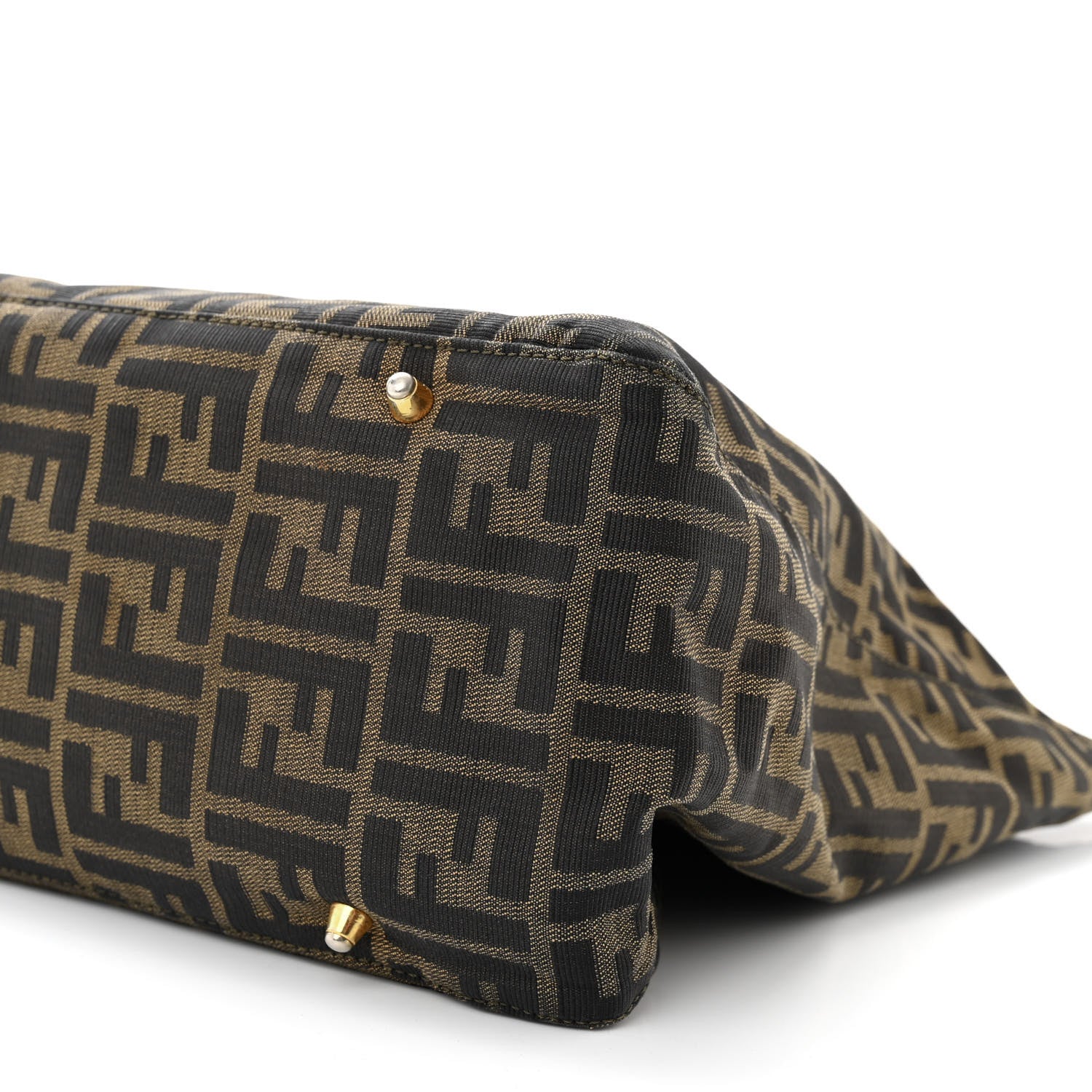 Fendi Zucca Top Handle Tote Tobacco 9 of 16