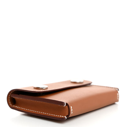 Hermes Swift Hermesnap Card Holder Gold 4 of 8