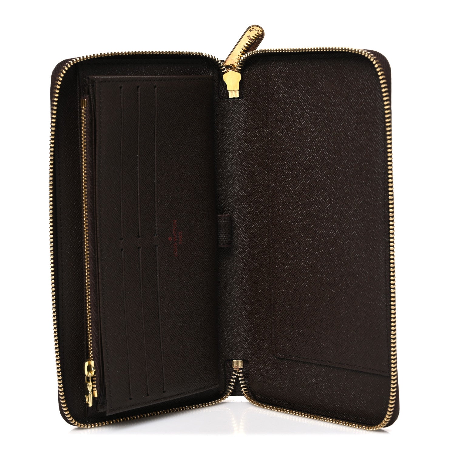 Louis Vuitton Damier Ebene Zippy Organizer Wallet 5 of 8