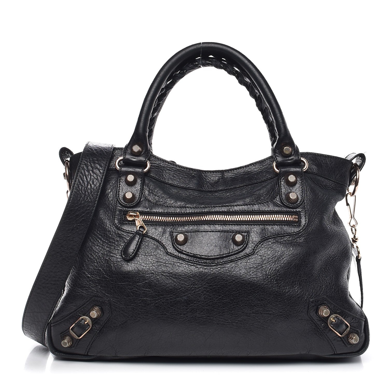Balenciaga Agneau Giant 12 Rose Gold Hardware Town Black 1 of 12