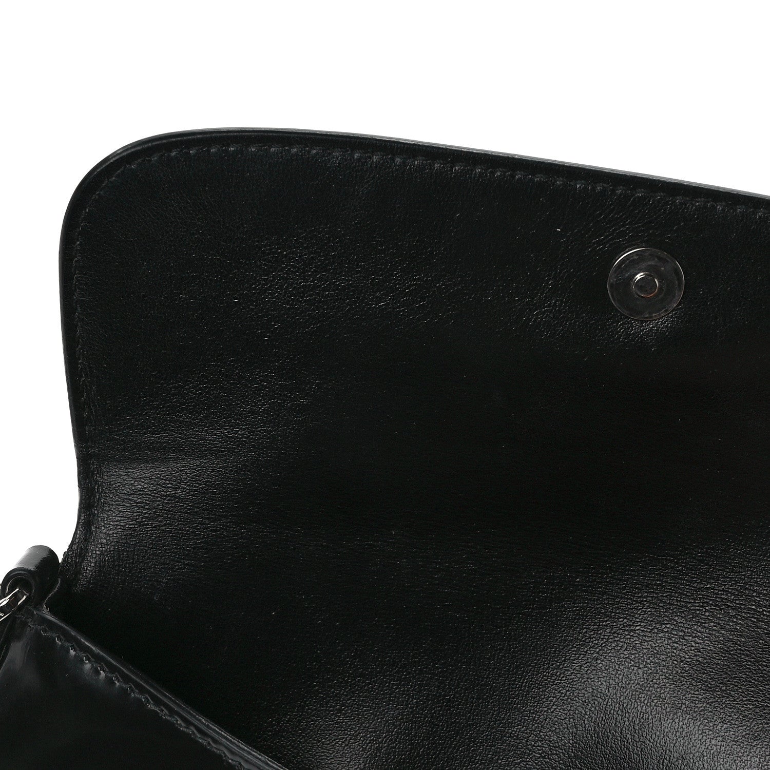 Prada Spazzolato Cleo Flap Shoulder Bag Black 11 of 13