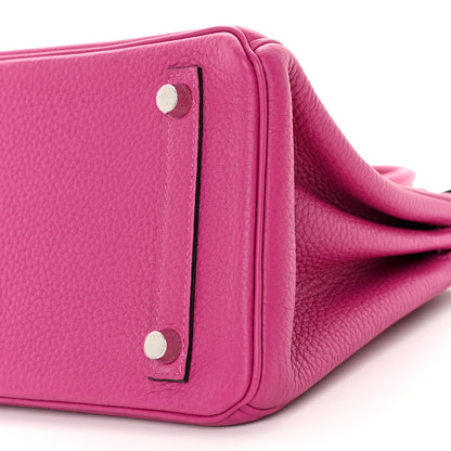 Hermes Togo Birkin 25 Rose Pourpre 8 of 10