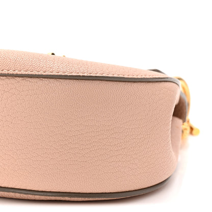 Chloe Grained Lambskin Mini Drew Shoulder Bag Cement Pink 9 of 11