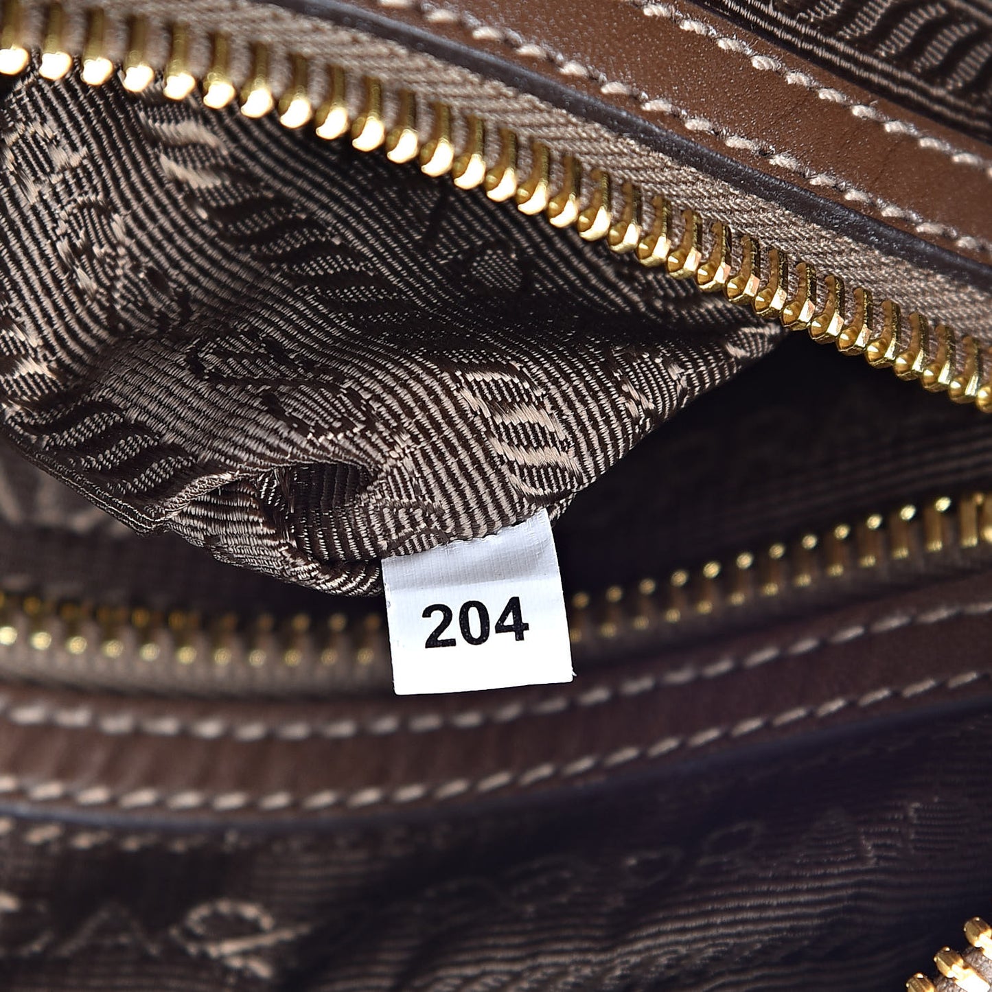 Jacquard Logo Camera Bag Corda Bruciato