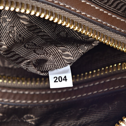Prada Jacquard Logo Camera Bag Corda Bruciato 8 of 11