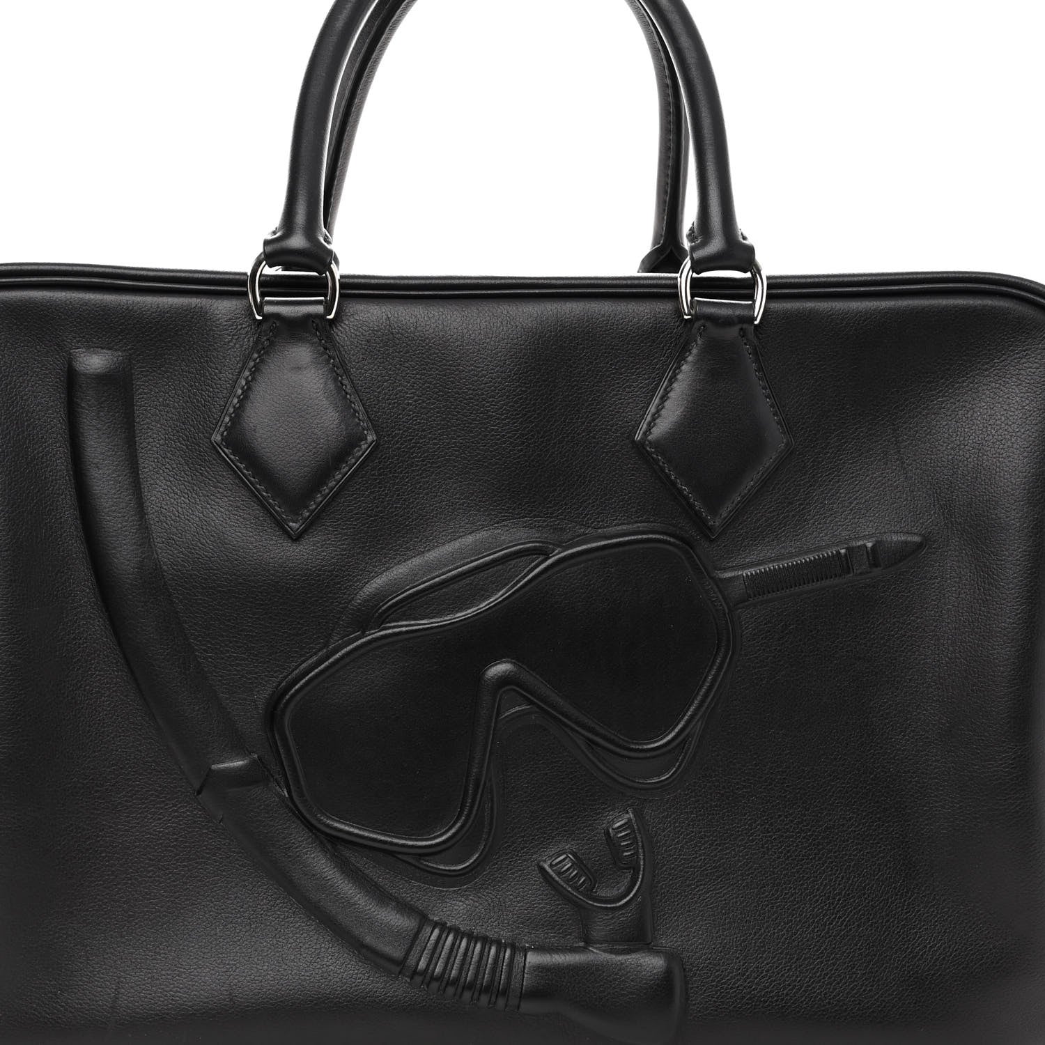 Hermes Evergrain Dr. No Plume 40 Black 7 of 9