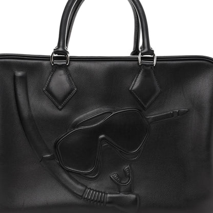 Hermes Evergrain Dr. No Plume 40 Black 7 of 9