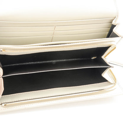 Gucci Monogram Margaux Calfskin Sukey Continental Wallet Beige Ebony Mystic White 5 of 6
