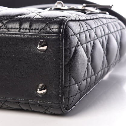 Christian Dior Lambskin Cannage Small Lucky Badges My Lady Dior Black 8 of 10
