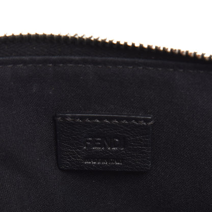 Fendi Vitello Dolce Fox Elaphe Ayers Hypnoteyes Min 2Jours Pouch Black Giallo Multicolor 6 of 9